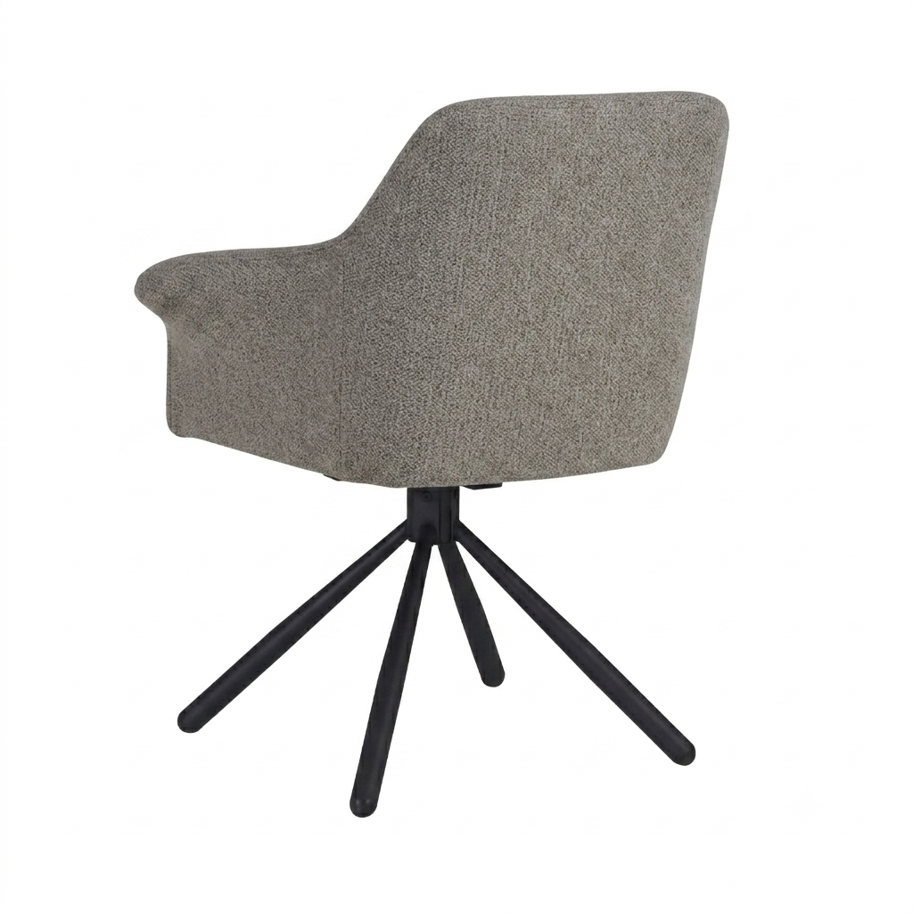 Ruokailutuoli Pari/Odessa 620-Swivel Conic KD, Tummanharmaa - Kuva 2