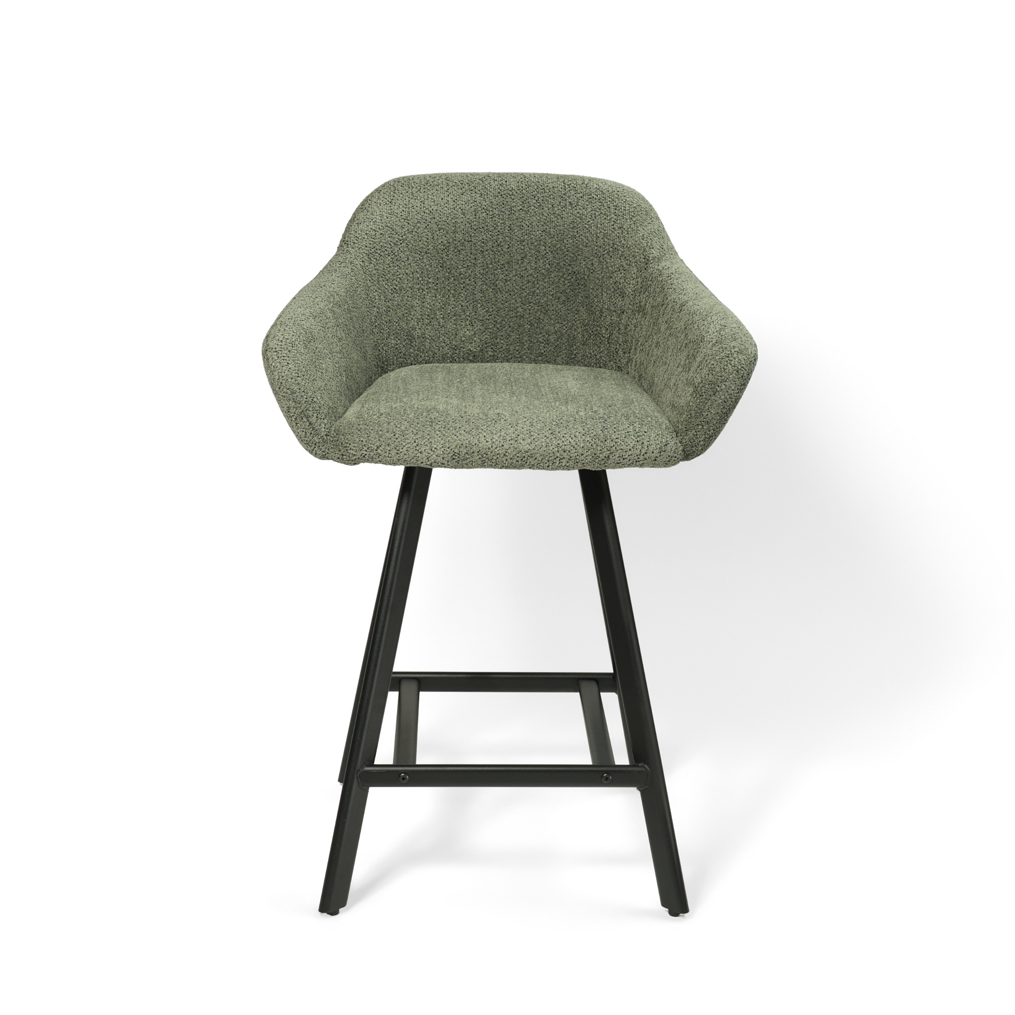 Puolibaarituoli Mey / Odessa 450 (Stool 65), Sammaleenvihreä - Kuva 3