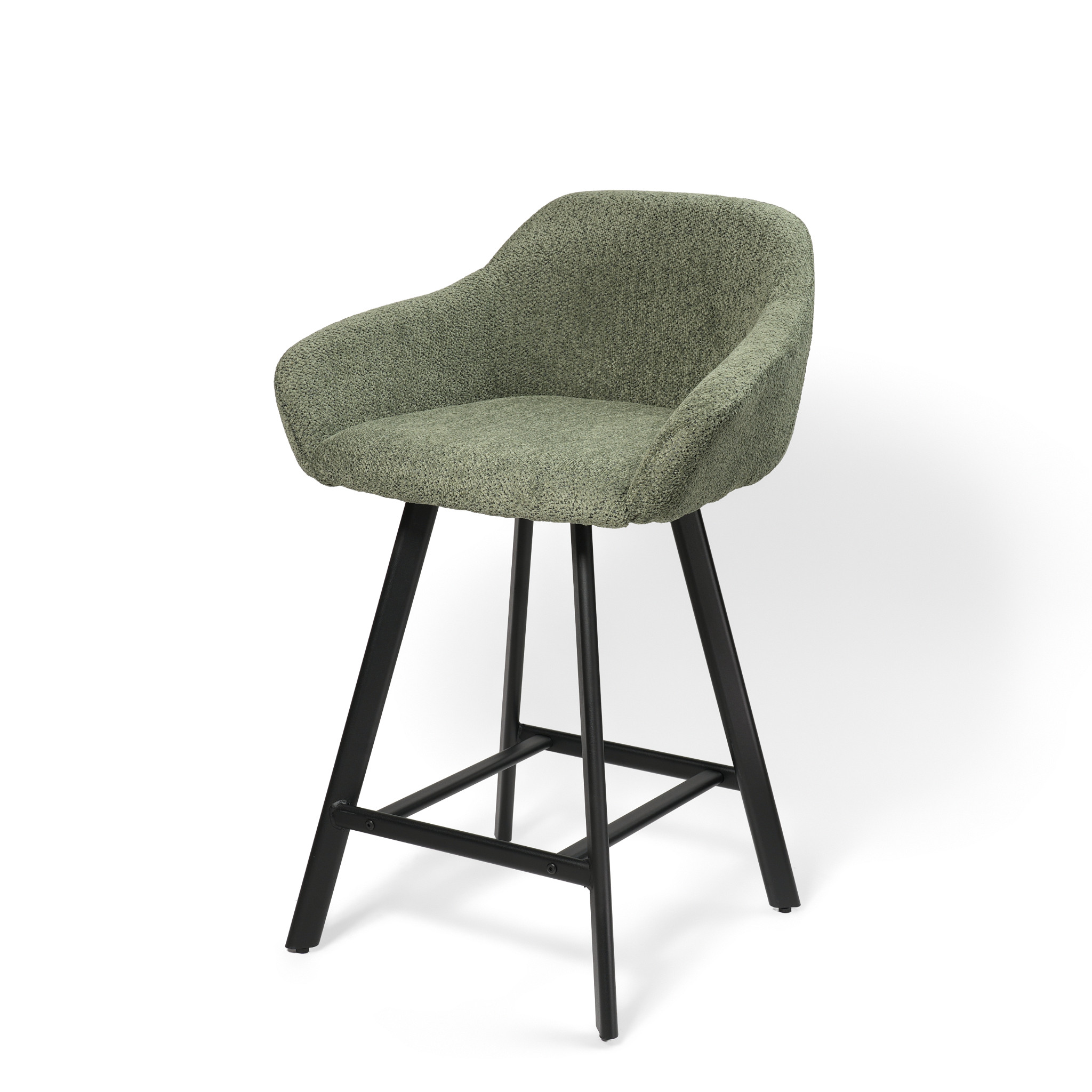 Puolibaarituoli Mey / Odessa 450 (Stool 65), Sammaleenvihreä - Kuva 7