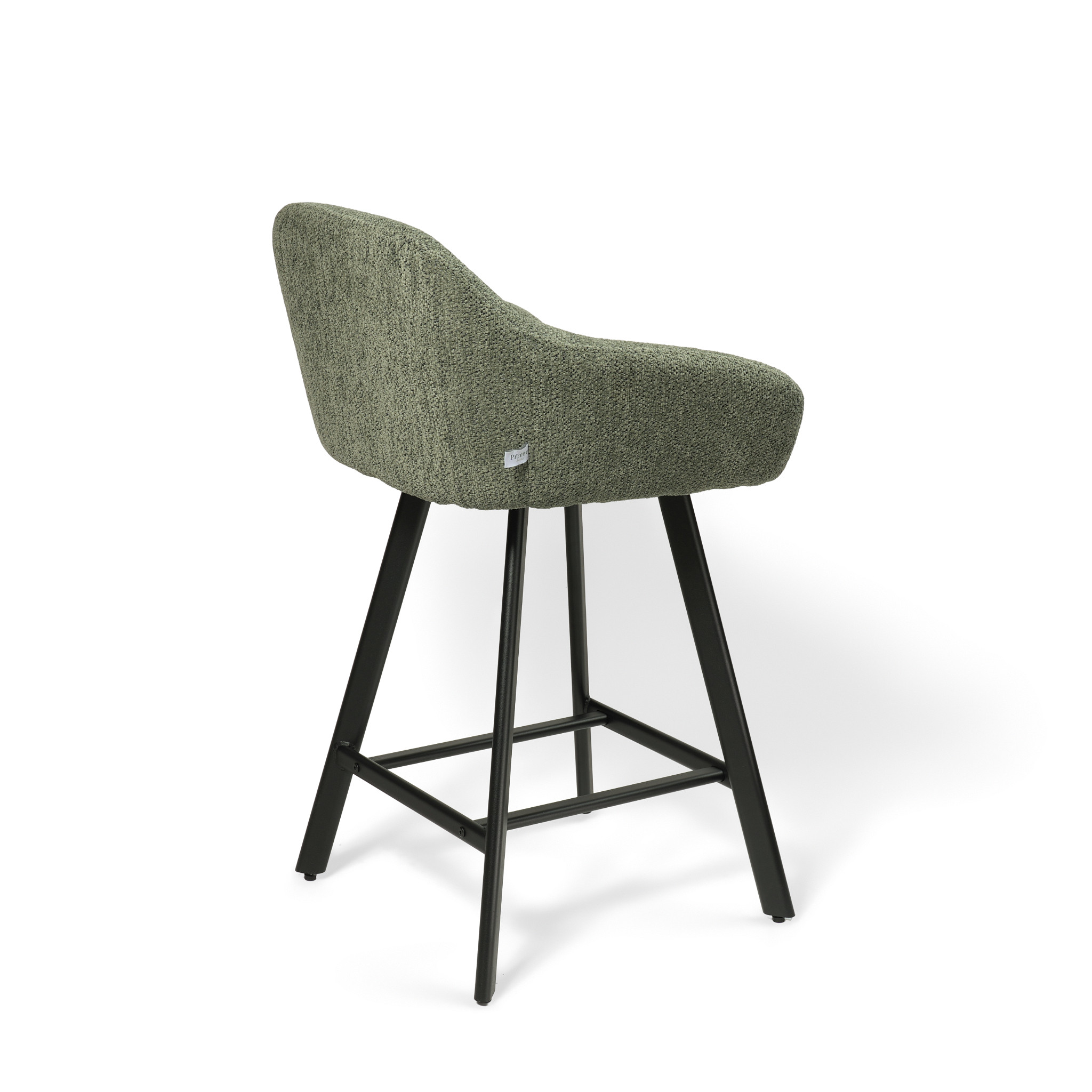 Puolibaarituoli Mey / Odessa 450 (Stool 65), Sammaleenvihreä - Kuva 5