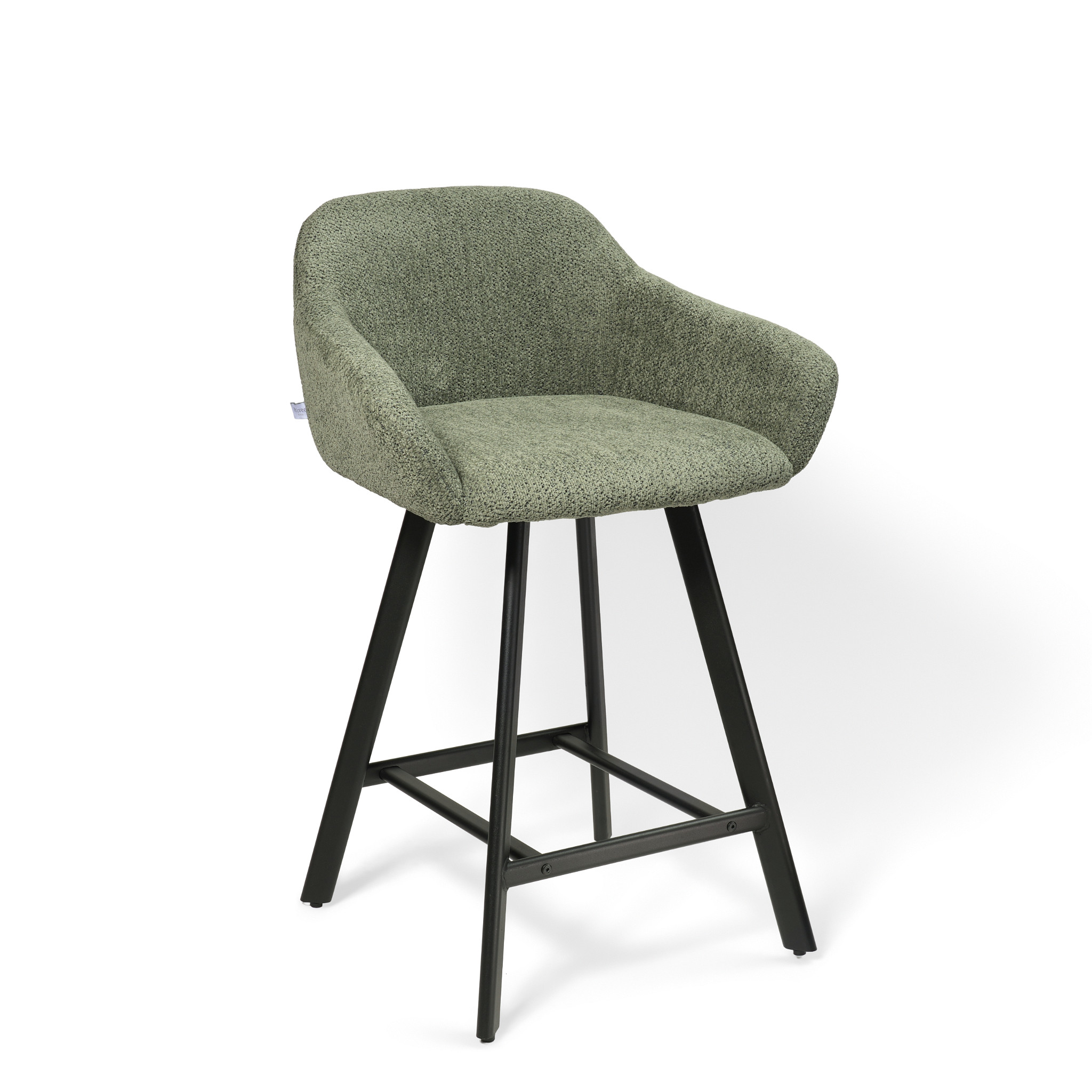 Puolibaarituoli Mey / Odessa 450 (Stool 65), Sammaleenvihreä - Kuva 6