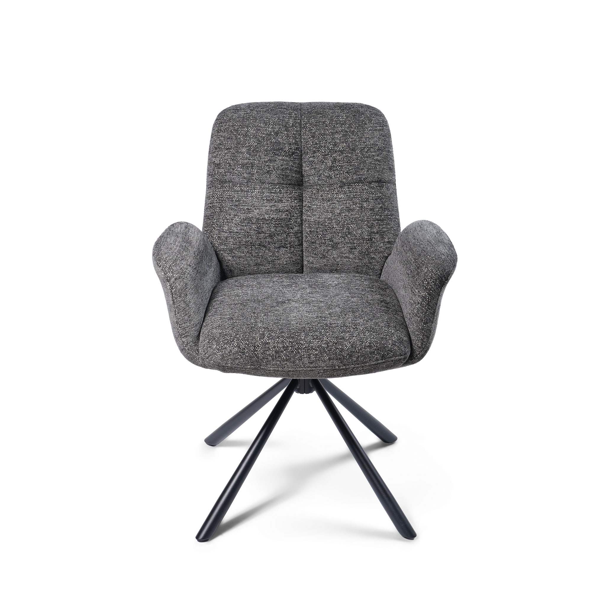 Ruokapöydän tuoli Christy / Raven 13, Harmaa (kääntyvä jalusta) - Kuva 5